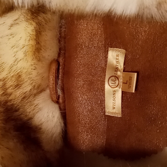 NWT,RARE,Vintage 90s,Beautiful,Penny Lane,Faux Leather & Shearling,Maxi Coat🤎🤎 - Picture 13 of 17